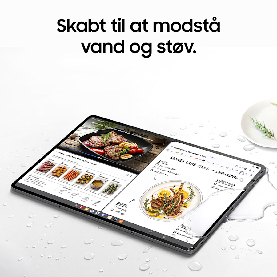 Skabt til at modstå vand og støv.
