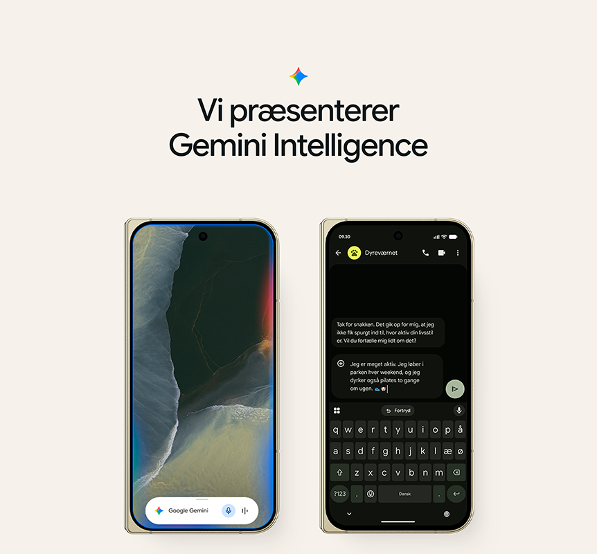 Du får Gemini Intelligence med Google Pixel 11 Pro Fold