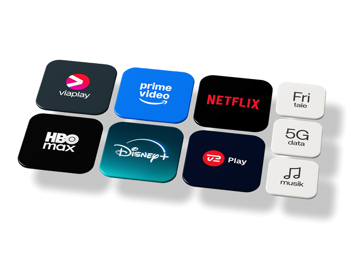 Få streaming i dit mobilabonnement