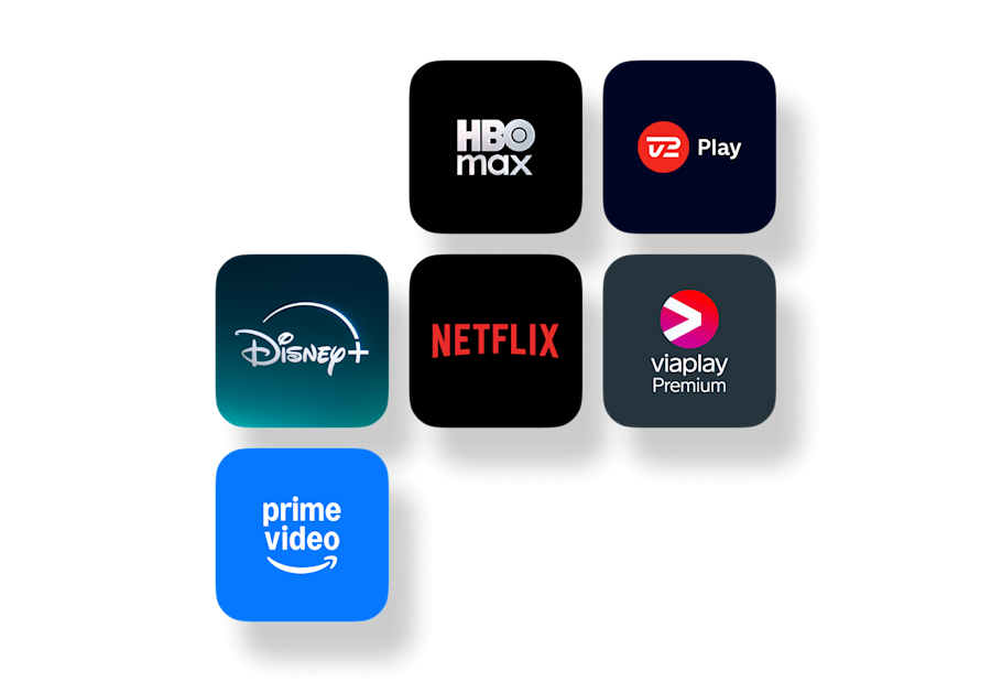 Vælg dine favoritstreamingtjenester