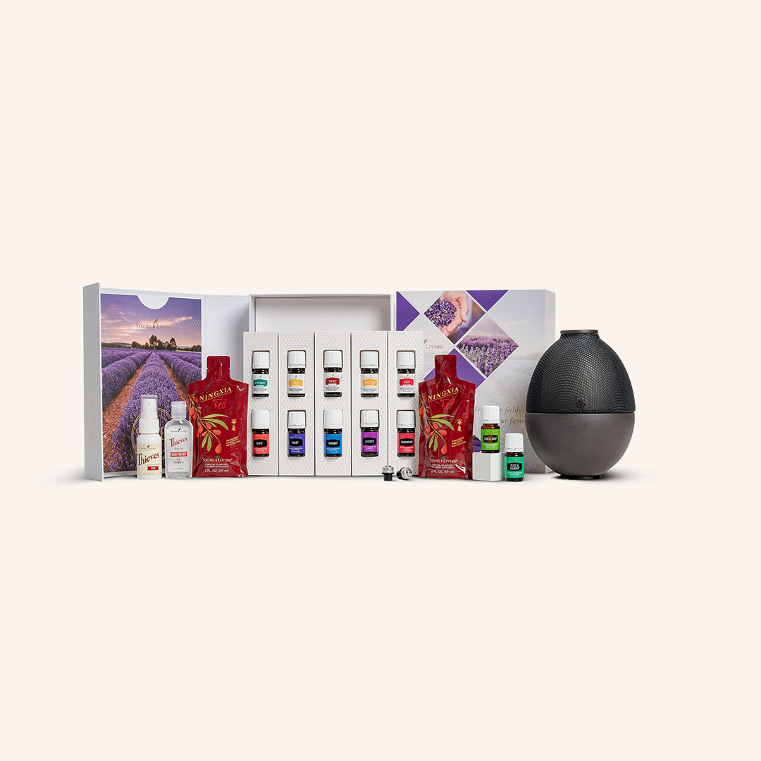 Youngliving Product Premium Starter Bundle With Rainstone Diffuser