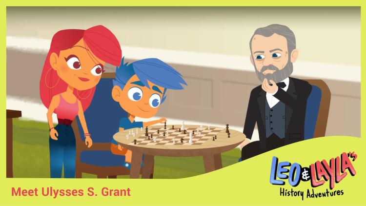 Leo & Layla Meet Ulysses S. Grant