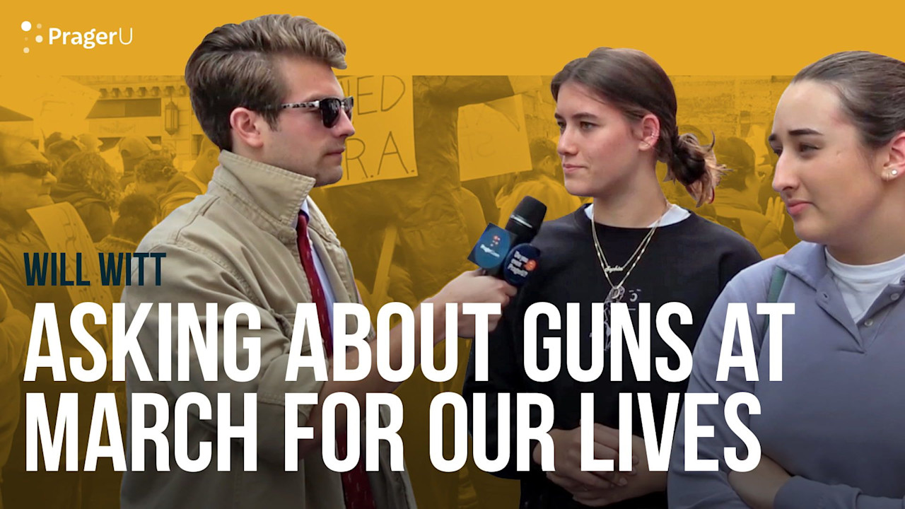 Will Witt At The March For Our Lives | PragerU