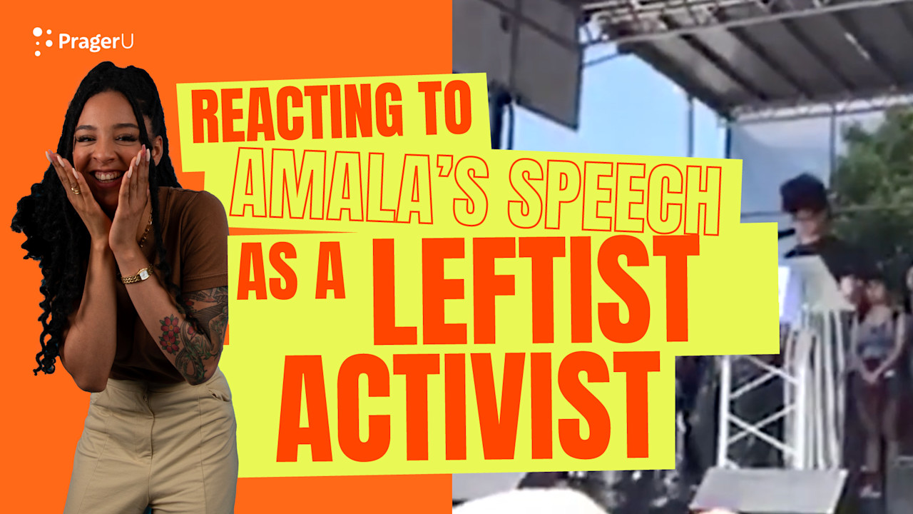 Amala Ekpunobi Reacts to Her 2018 Speech as a Leftist Activist PragerU