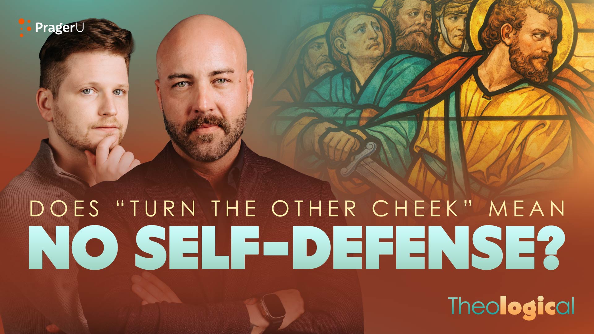 Does Turn The Other Cheek Mean No Self Defense PragerU Theo Ep 2 Josiah Oneil Clip 1 YT 
