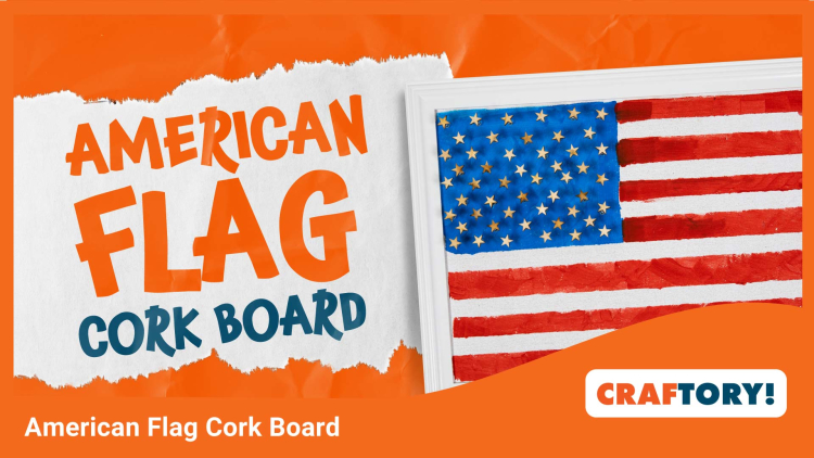 American Flag Cork Board