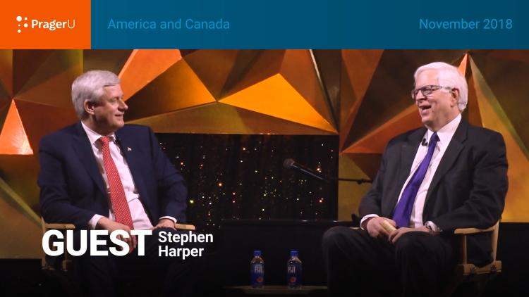 America and Canada: Dennis Prager and Stephen Harper, Gala November 2018