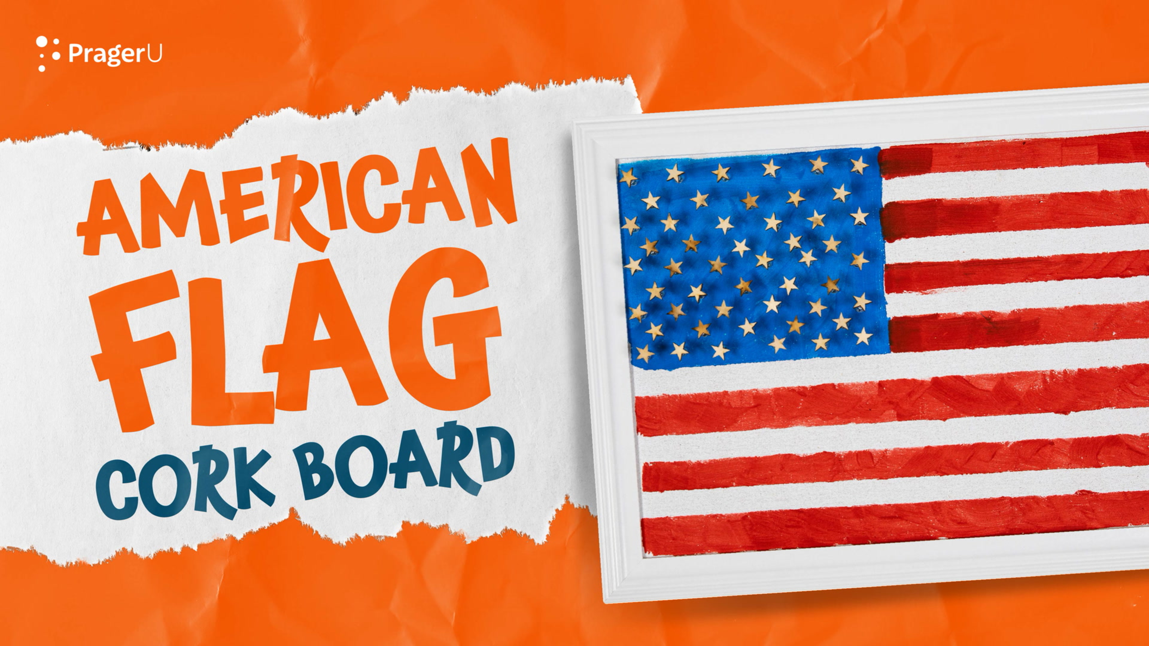 American Flag Cork Board