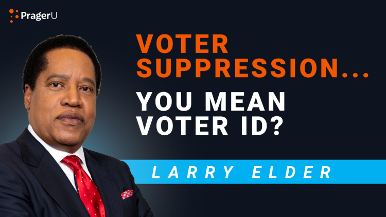 Voter Suppression... You Mean Voter ID?
