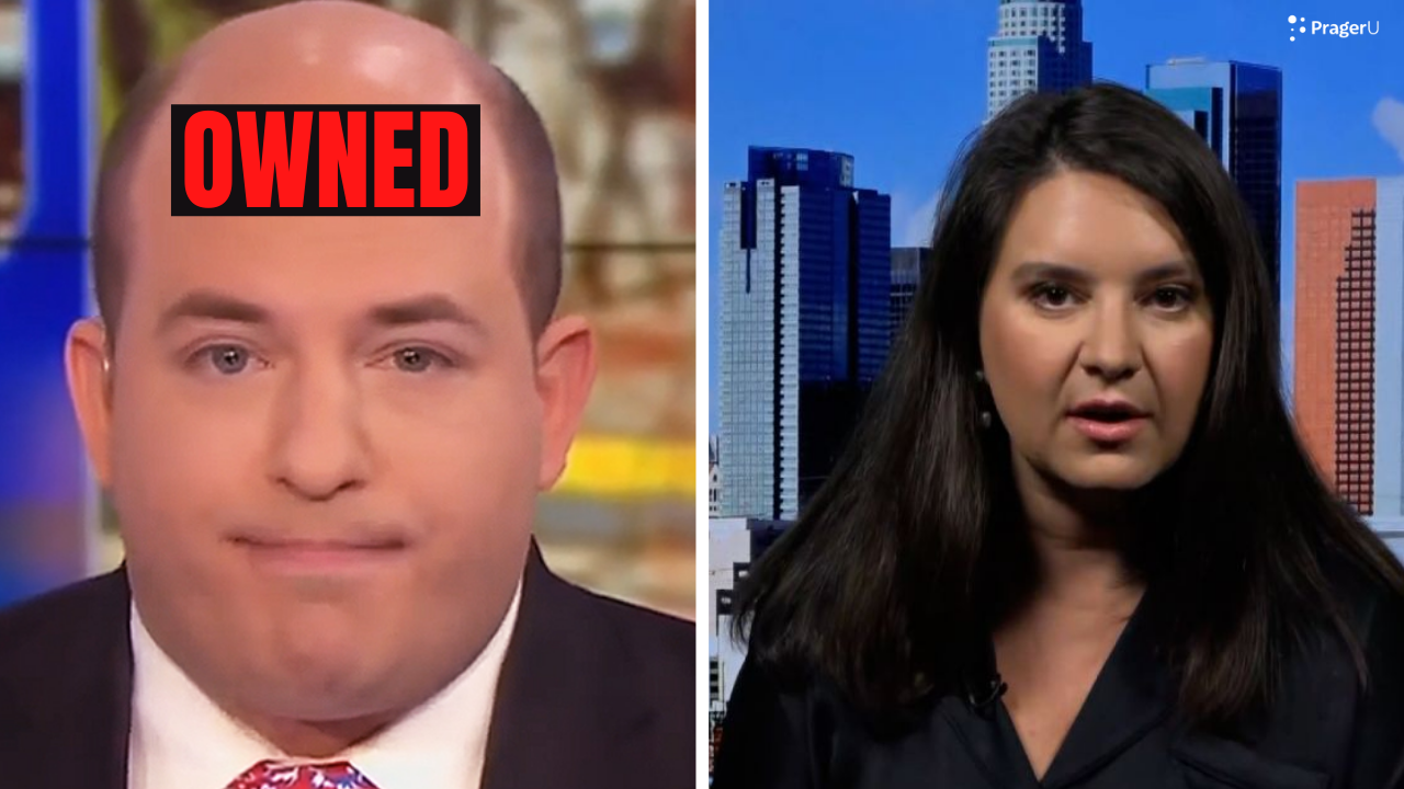 WATCH: Bari Weiss OWNS CNN's Brian Stelter | PragerU