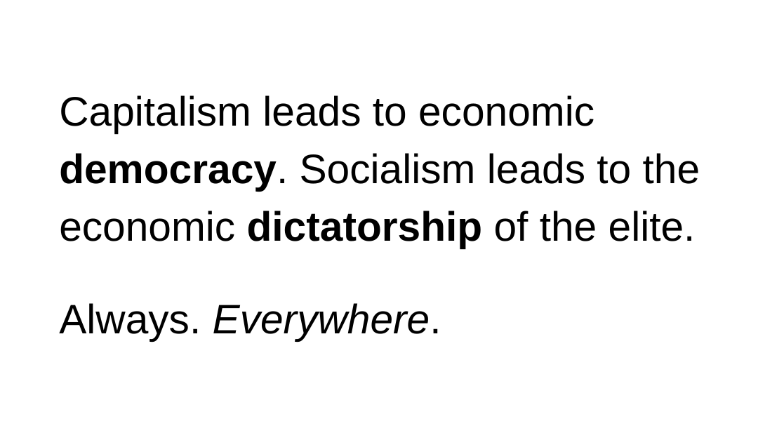 Capitalism or Socialism: Which One Is More Democratic? | PragerU