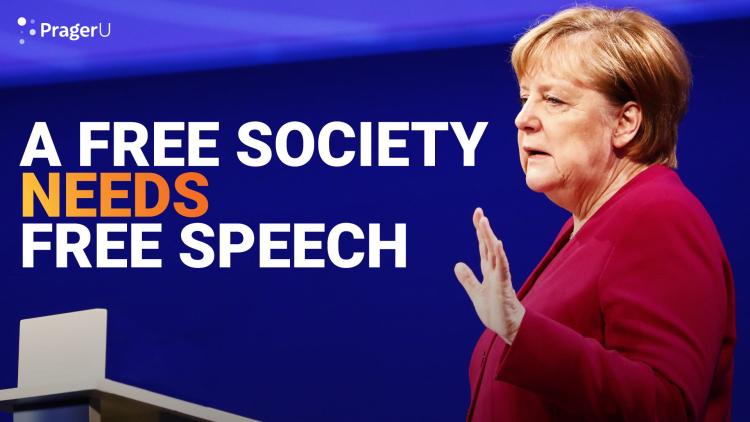 A Free Society Needs Free Speech
