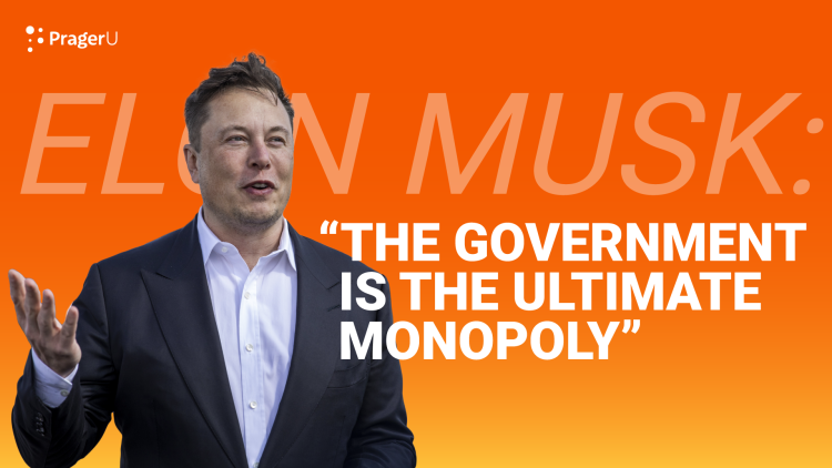 Elon Musk: The Government Is the Ultimate Monopoly