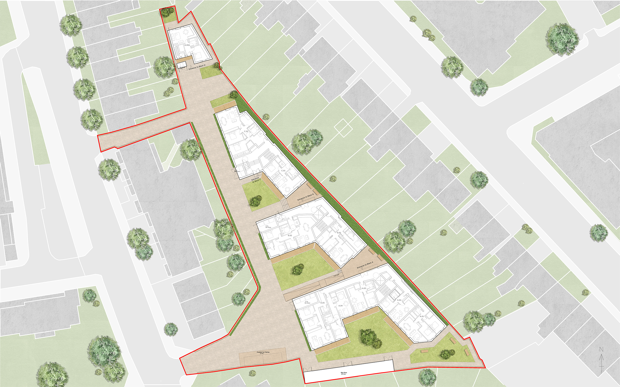 5829 - (90) - 100 - Indicative Landscaping Plan - Rev PL1 small