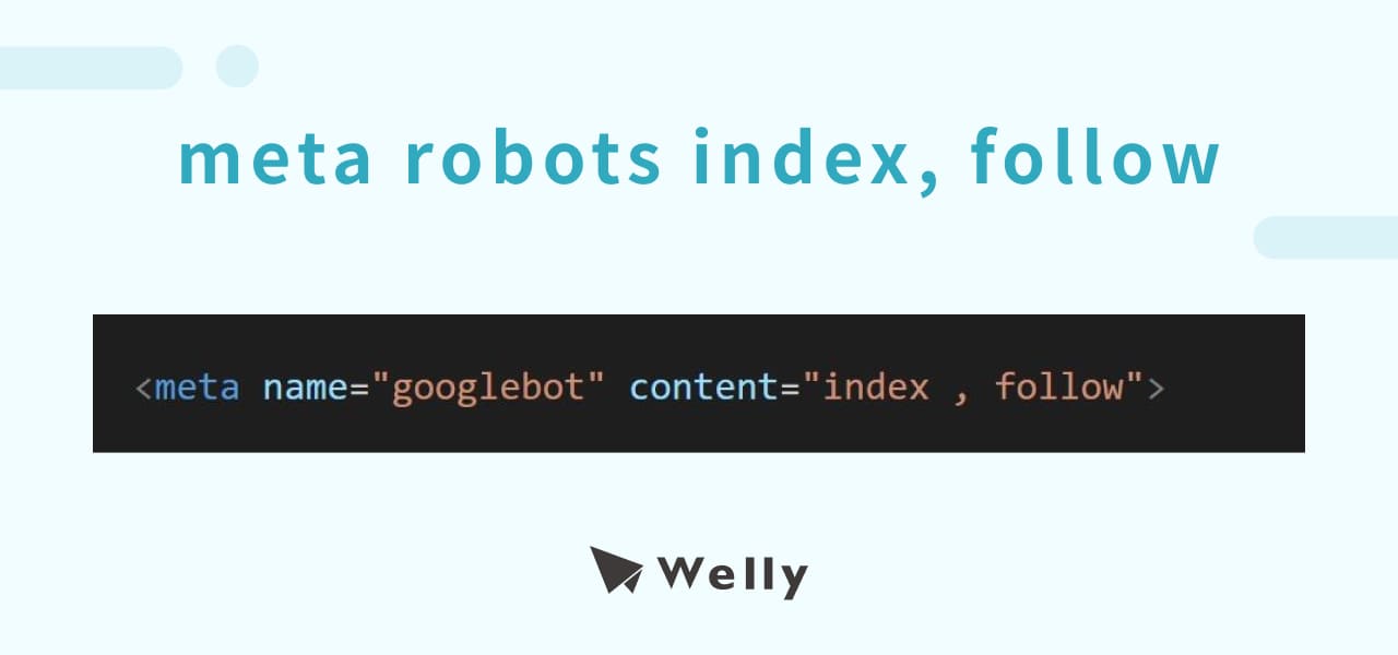 meta robots index follow