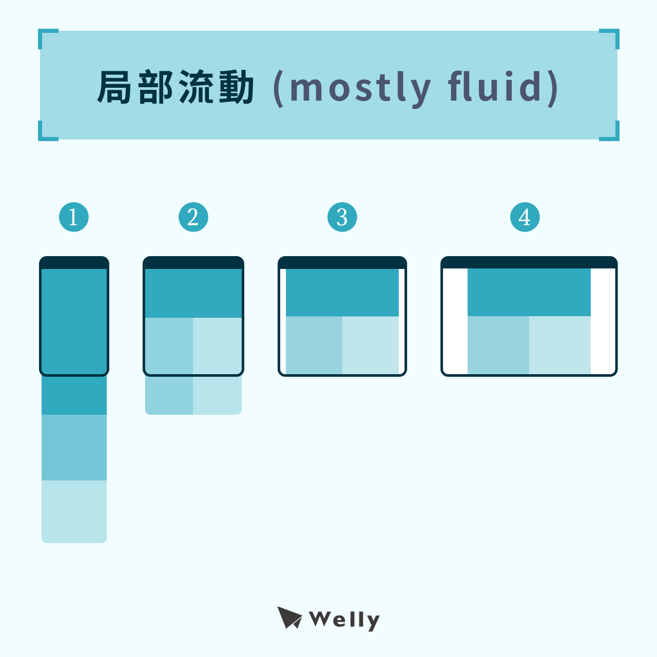 局部流動 (mostly fluid)