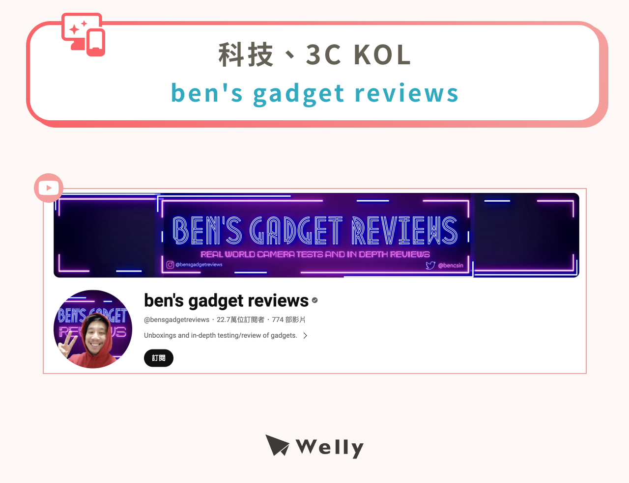 ben's gadget reviews 網路聲量