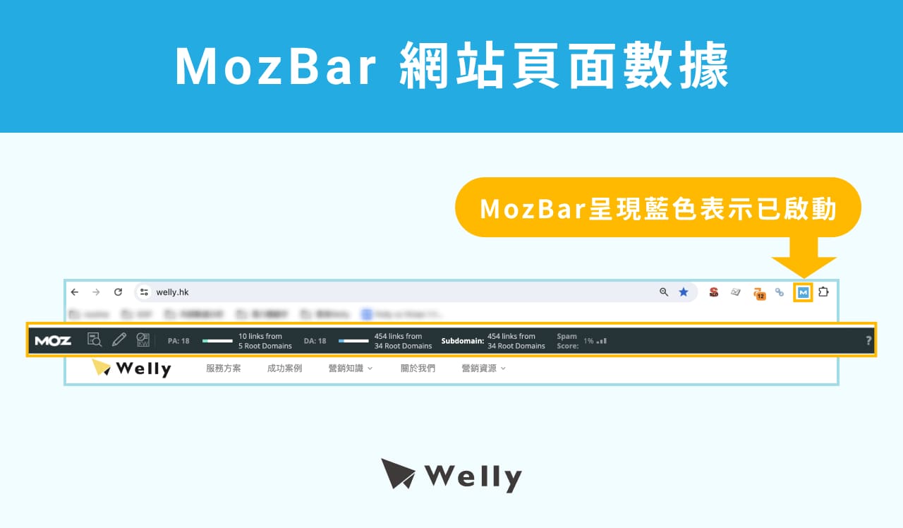 MozBar網站頁面數據