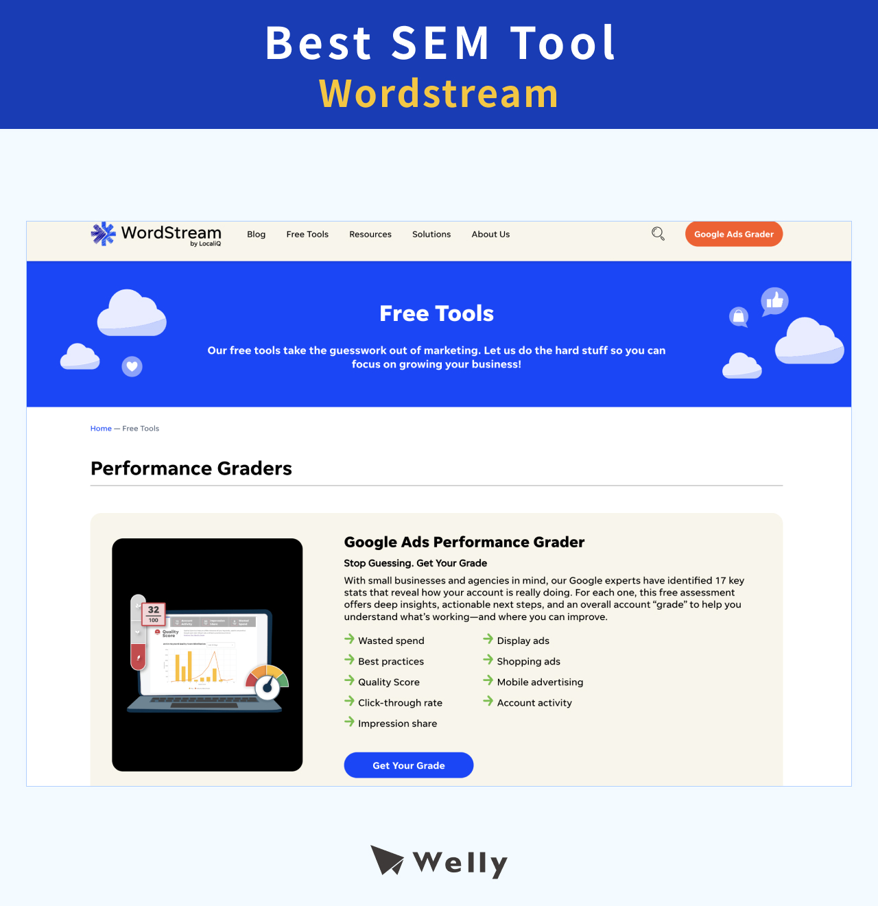 Best SEM Tool: Wordstream