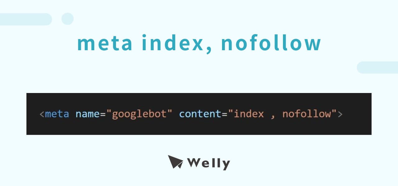 meta index, nofollow