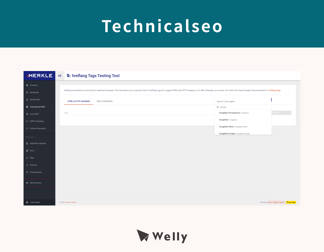 Technicalseo 使用畫面