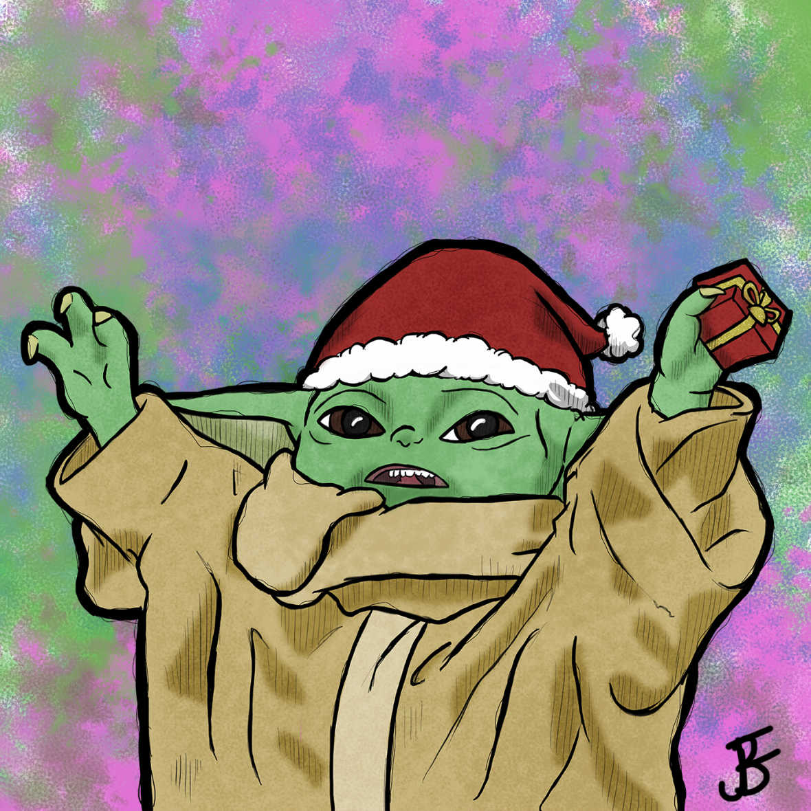 Christmas Baby Yoda