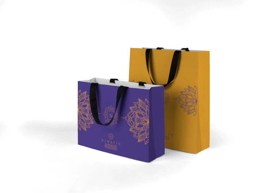 Bolsa de papel premium 2 tamaños