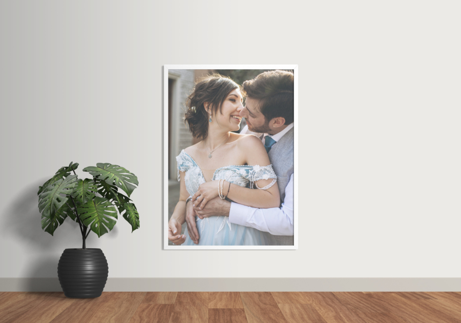 Póster de boda de gran formato de 120 x 160