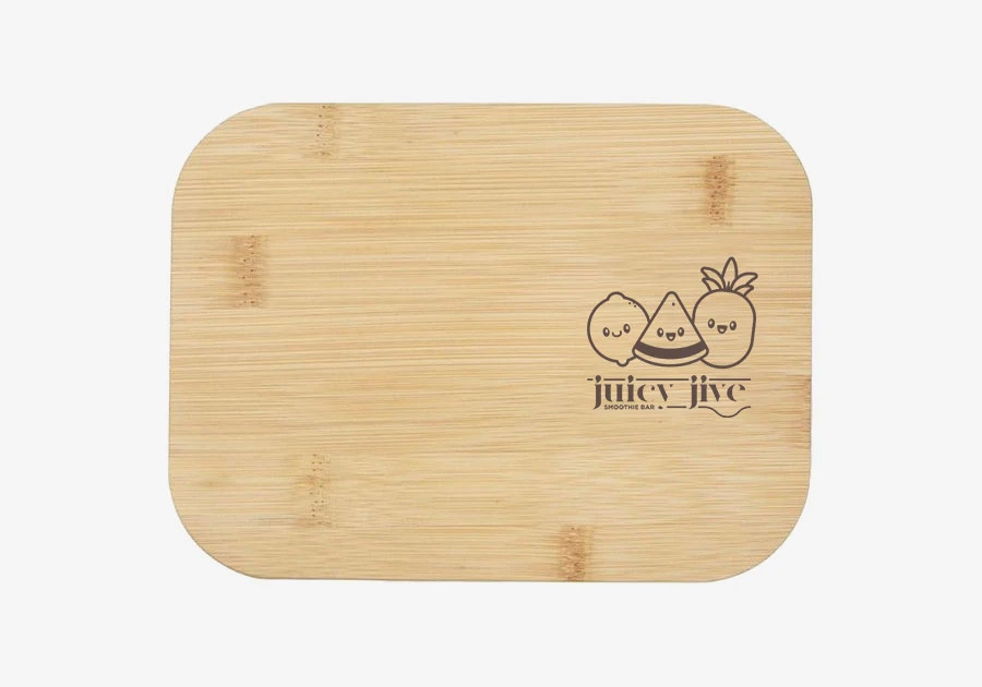 Lunchbox de vidrio con tapa de bambú Roby