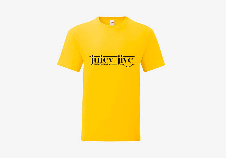 T-shirt Iconic de Fruit of the Loom® jaune tournesol 2