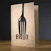 Menu dépliant 300g Kraft brun