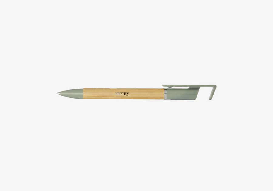Stylo bille porte-téléphone encre bleue Delfina