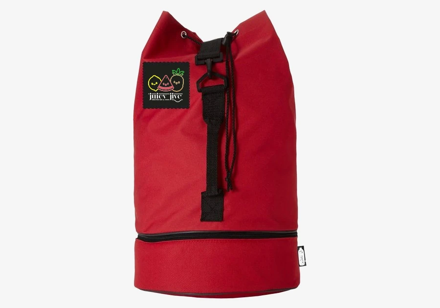 Sac marin Idaho en plastique recyclé 35L rouge