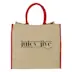 Grand sac fourre-tout en toile de jute Harry 25L Rouge