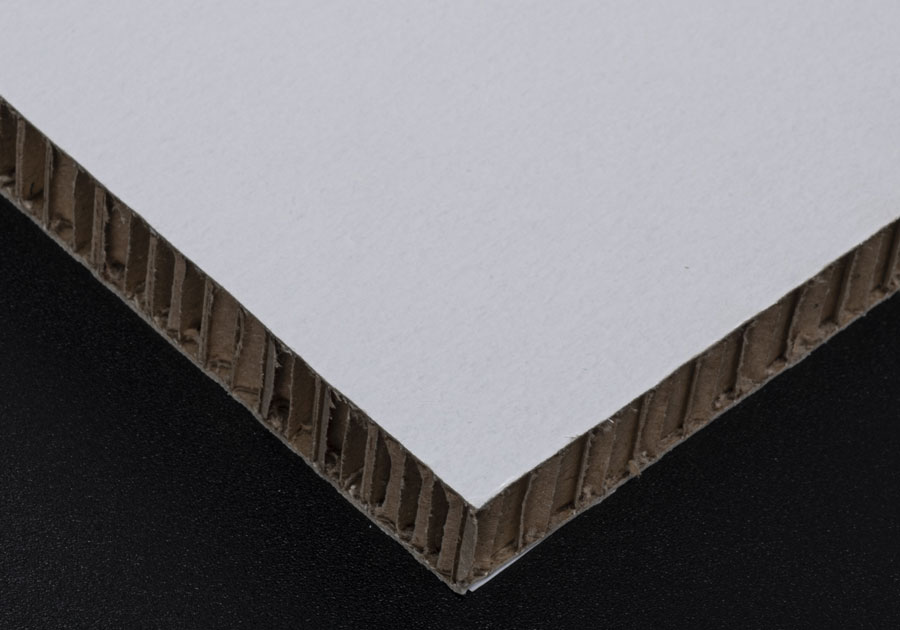 PrésentoirÉtagère panneau carton alvéolaire cardboard 10 mm