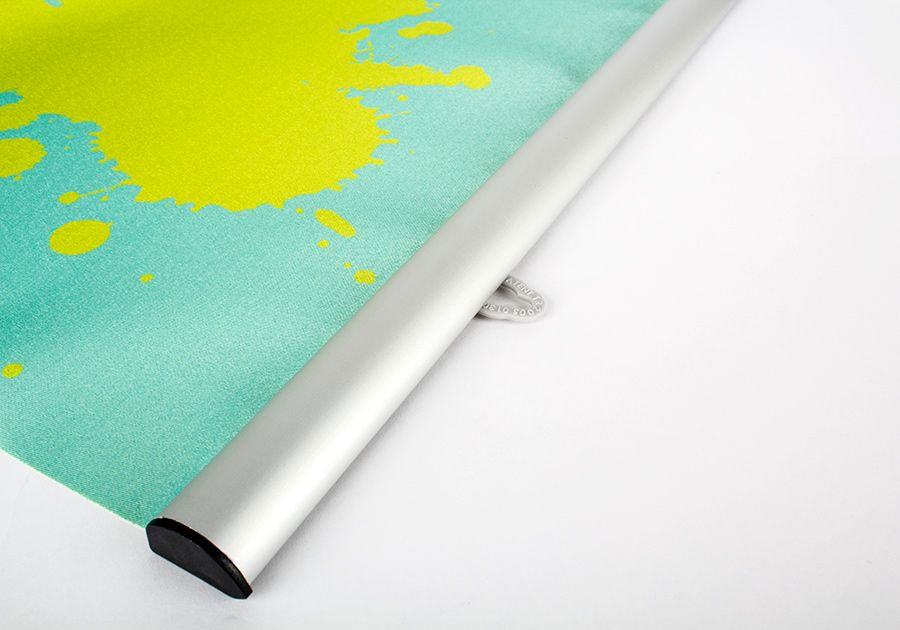 Tela kakemono acabado baguette de aluminio alto