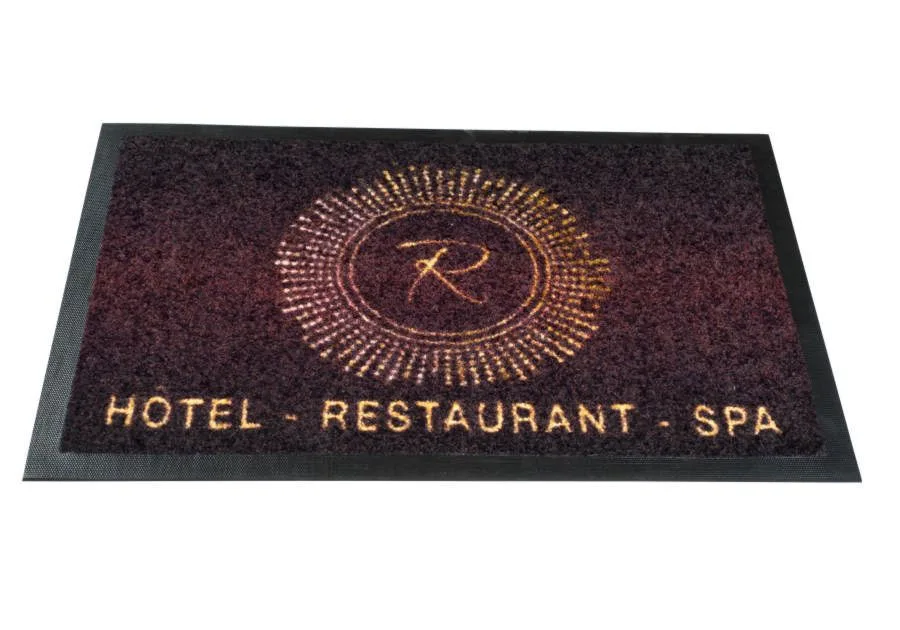 Tapis de sol jet print 10 mm bordure caoutchouc de 20 mm