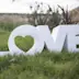 Lettre et logo polystyrene Love