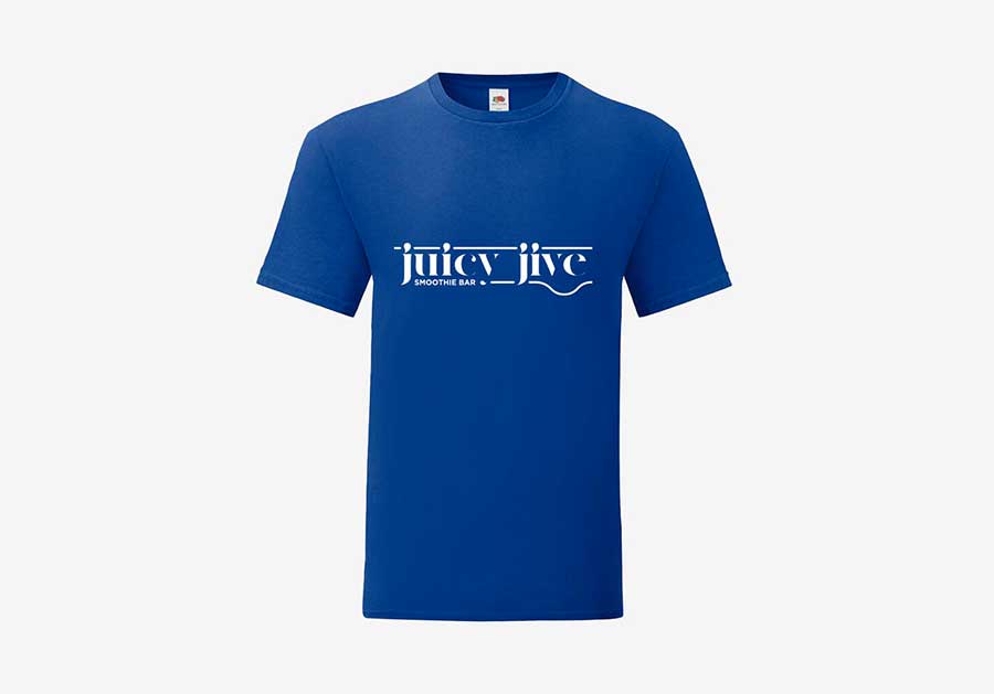 T-shirt Iconic de Fruit of the Loom® bleu cobalt