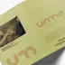 Dépliant papier création 1 rainage central 4 faces 250g Crush olive