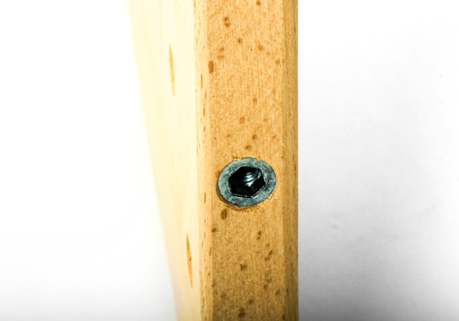 Caballete de madera estructura regulable en 5 niveles