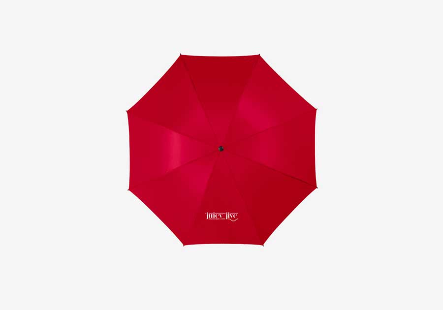 Parapluie de golf avec poignée Yfke EVA 30" rouge 