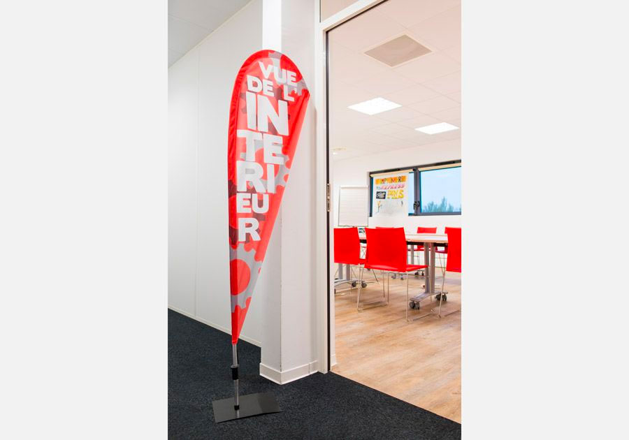 Bandera para uso en interiores