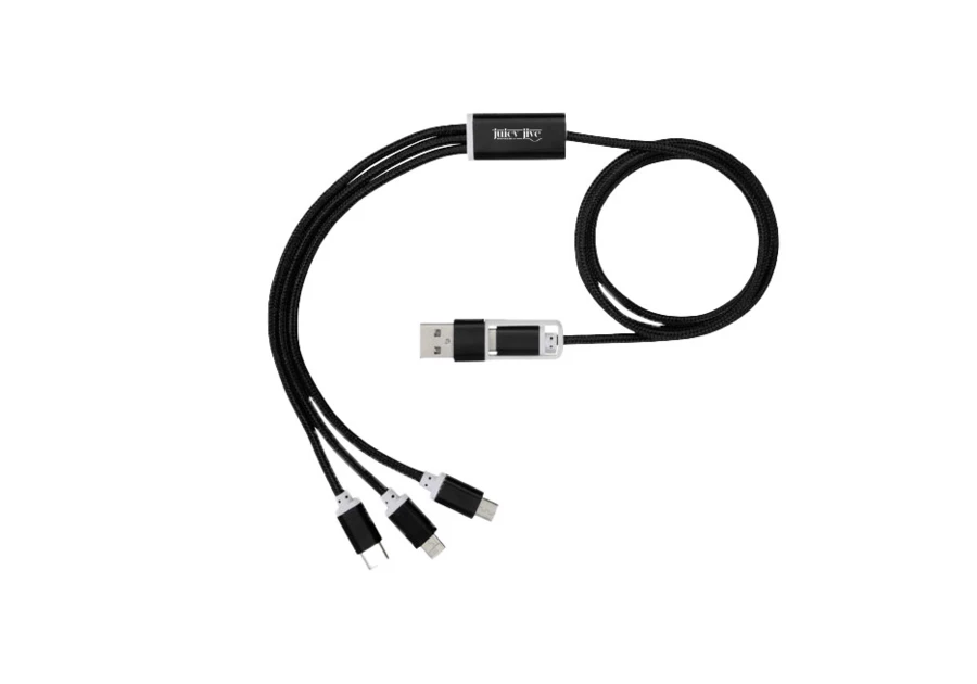 Câble de charge 5-en-1 Versatile noir