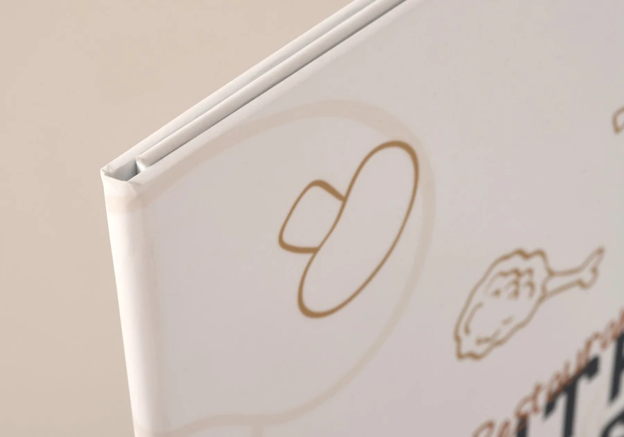 Menu rigide triple - 21 x 38 cm fermé - 63 x 38 cm ouvert zoom