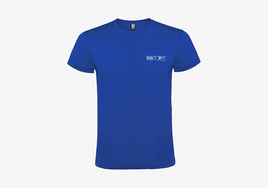 T-shirt unisexe manches courtes Atomic bleu-royal