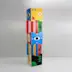 Totem carton empilables 4 faces 5 cubes