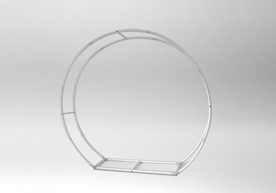Soporte tubular redondo sin soporte
