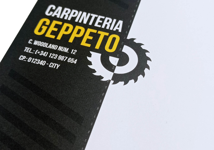 Papel de carta precortado personalizada