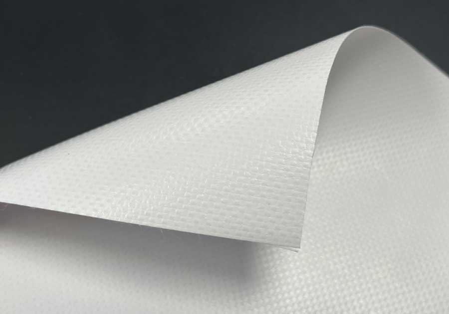 Lona publicitaria ignífuga de poliéster sin PVC de 340 g m1